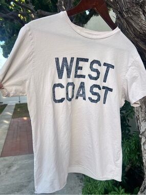 West Coast Graphic Short Sleeve Tee - cream-